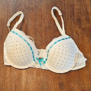 Polka Dot Push Up Bra